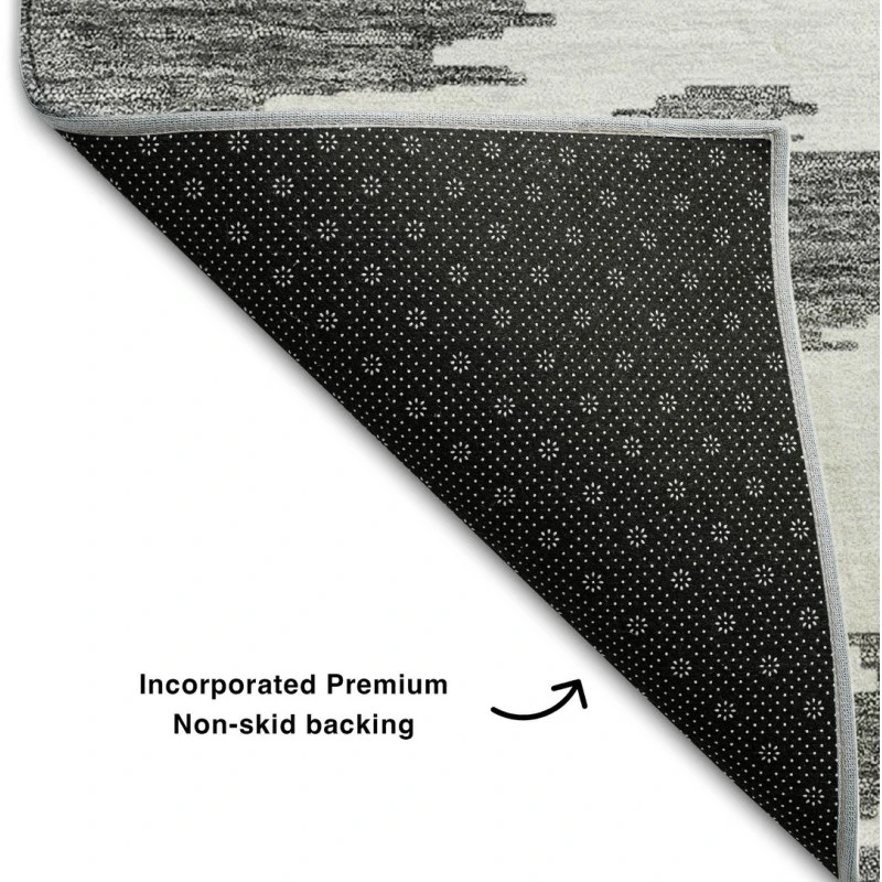 Addison Mayfield Black AMF746 - 8ft. Round Rug