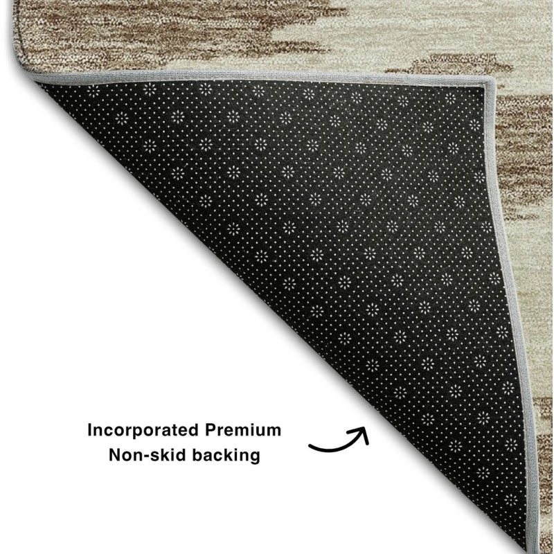 Addison Mayfield Brown AMF746 - 8ft. Round Rug