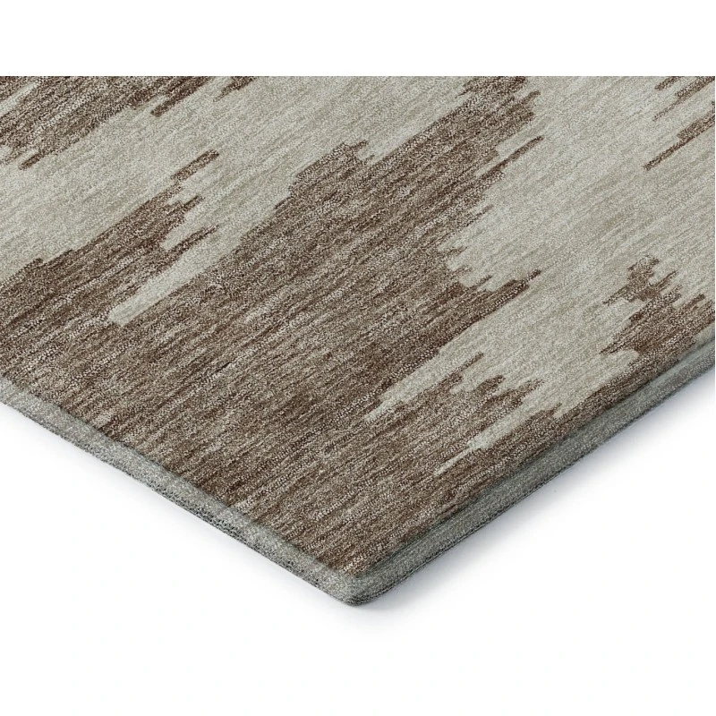 Addison Mayfield Brown AMF746 - 8ft. Round Rug