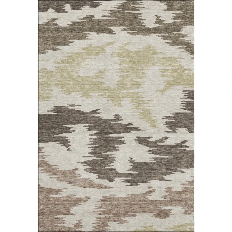 Addison Mayfield Brown AMF746 - 8ft. Round Rug