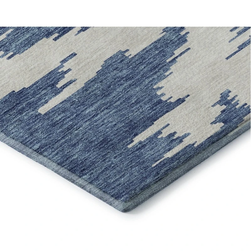 Addison Mayfield Blue AMF746 - 8ft. Round Rug