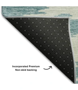 Addison Mayfield Teal AMF746 2ft. 3in. x 7ft. 6in. Rect. Rug