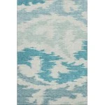 Addison Mayfield Teal AMF746 - 8ft. Round Rug