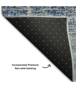 Addison Mayfield Blue AMF747 - 8ft. Round Rug
