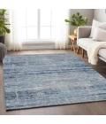 Addison Mayfield Blue AMF747 - 8ft. Round Rug