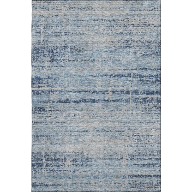 Addison Mayfield Blue AMF747 - 8ft. Round Rug