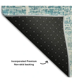 Addison Mayfield Teal AMF747 8ft. x 10ft. Rect. Rug