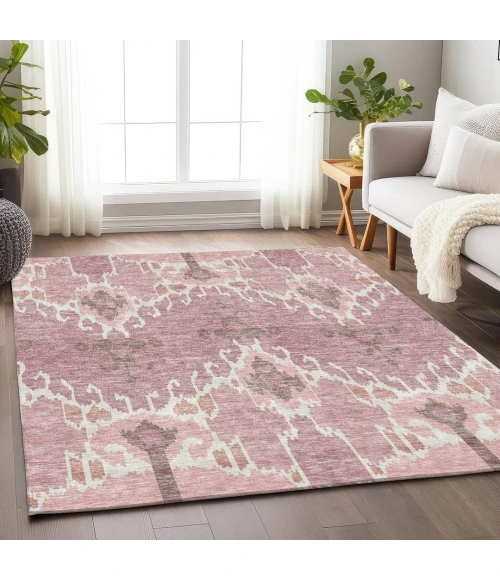 Addison Mayfield Pink AMF748 2ft. 3in. x 7ft. 6in. Rect. Rug