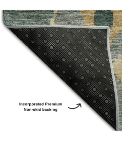 Addison Mayfield Green AMF748 2ft. 3in. x 7ft. 6in. Rect. Rug