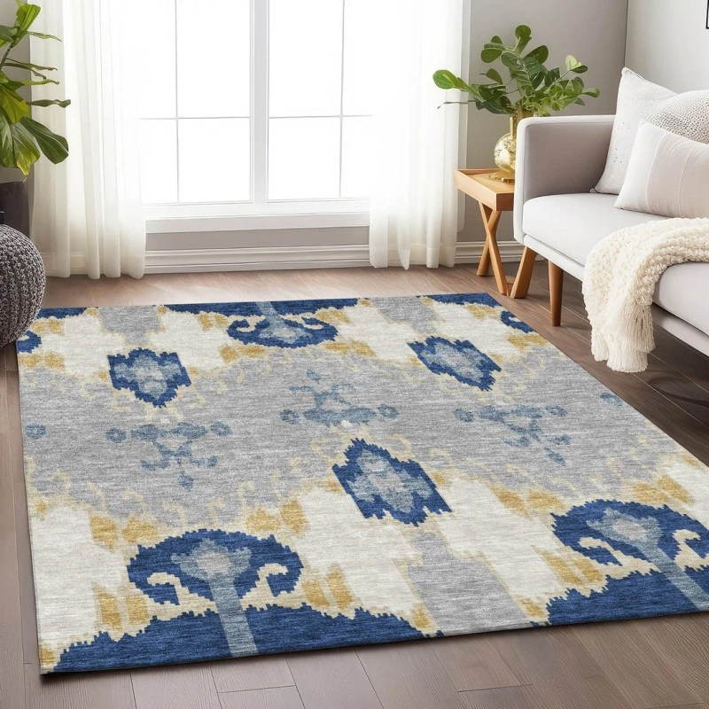 Addison Mayfield Blue AMF748 2ft. 3in. x 7ft. 6in. Rect. Rug