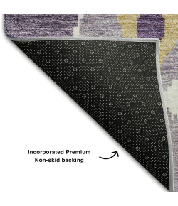 Addison Mayfield Purple AMF748 2ft. 3in. x 7ft. 6in. Rect. Rug