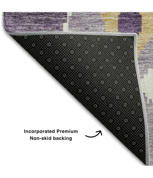 Addison Mayfield Purple AMF748 2ft. 3in. x 7ft. 6in. Rect. Rug