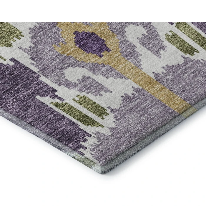 Addison Mayfield Purple AMF748 - 8ft. Round Rug
