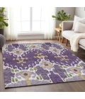 Addison Mayfield Purple AMF748 2ft. 3in. x 7ft. 6in. Rect. Rug