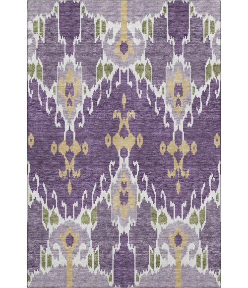 Addison Mayfield Purple AMF748 2ft. 3in. x 7ft. 6in. Rect. Rug