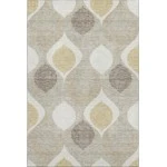 Addison Mayfield Brown AMF749 - 8ft. Round Rug