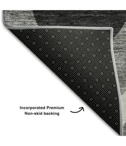 Addison Mayfield Black AMF749 2ft. 3in. x 7ft. 6in. Rect. Rug