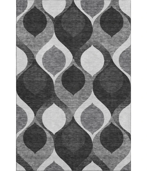 Addison Mayfield Black AMF749 8ft. x 10ft. Rect. Rug