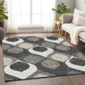 Addison Mayfield Gray AMF749 - 8ft. Round Rug