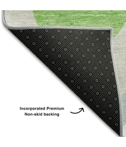 Addison Mayfield Green AMF749 - 8ft. Round Rug