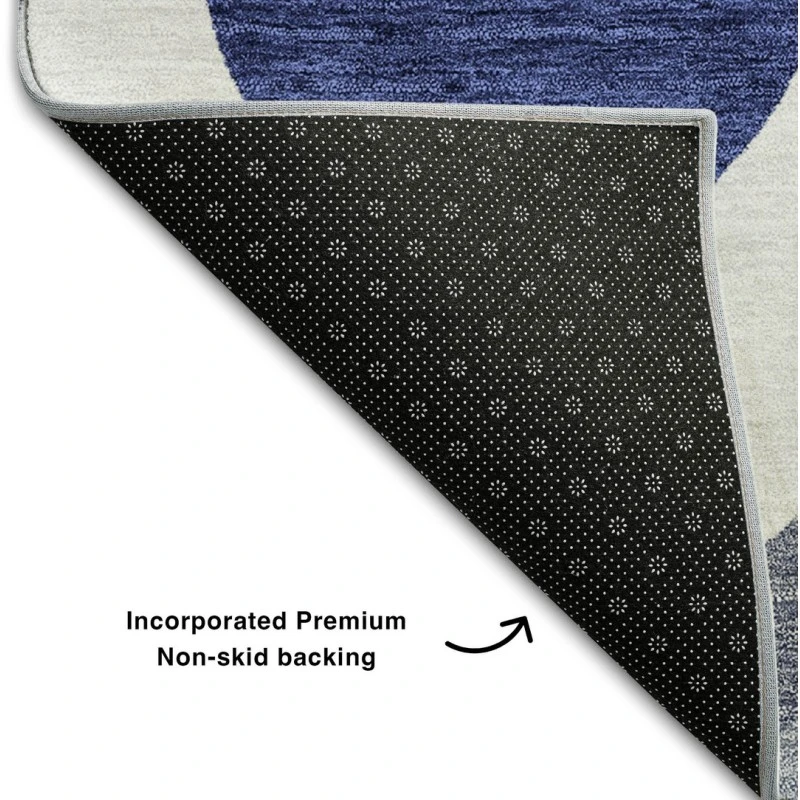 Addison Mayfield Blue AMF749 - 8ft. Round Rug