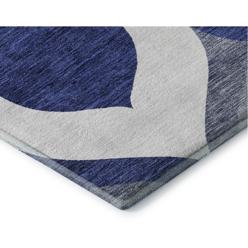 Addison Mayfield Blue AMF749 - 8ft. Round Rug
