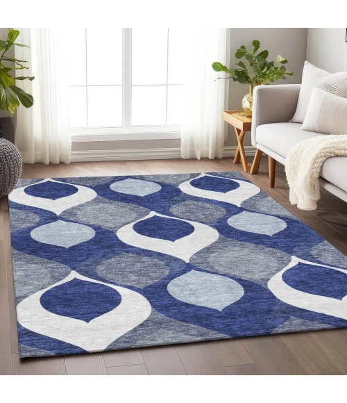 Addison Mayfield Blue AMF749 5ft. x 7ft. 6in. Rect. Rug