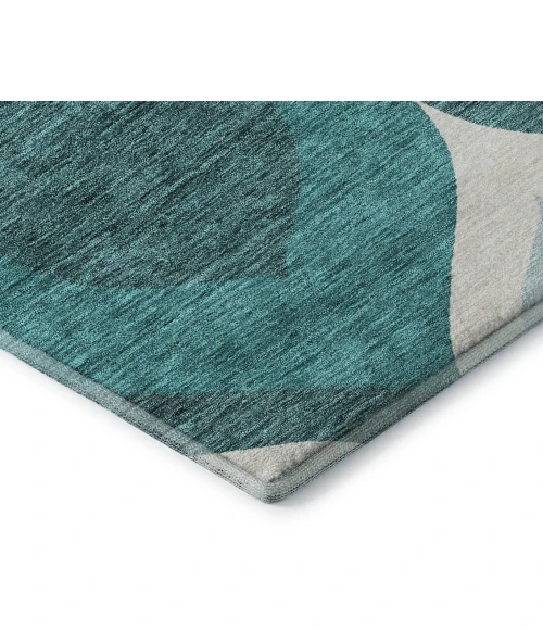 Addison Mayfield Teal AMF749 5ft. x 7ft. 6in. Rect. Rug