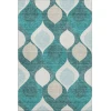 Addison Mayfield Teal AMF749 8ft. x 10ft. Rect. Rug