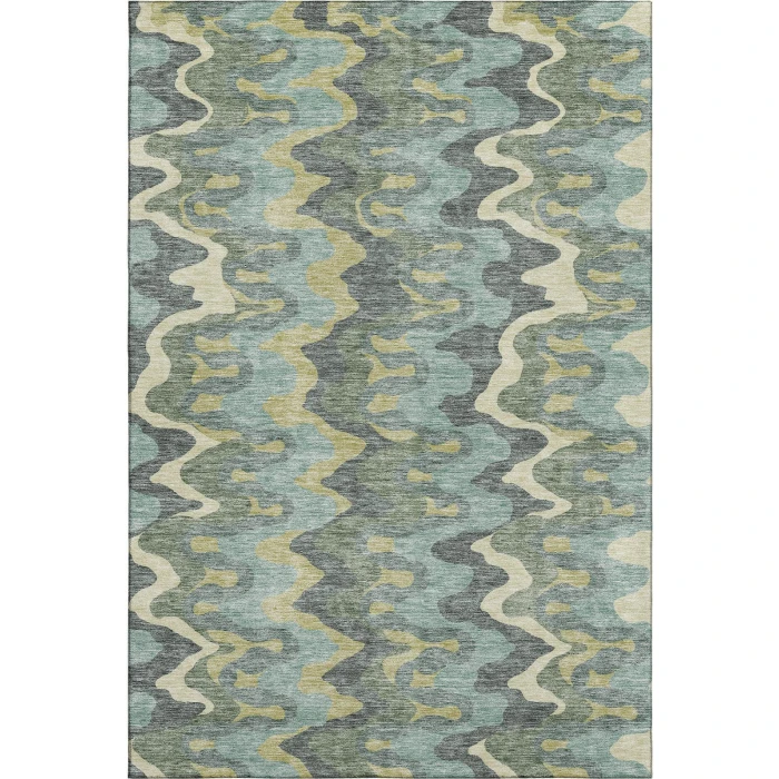 Addison Mayfield Green AMF750 2ft. 3in. x 7ft. 6in. Rect. Rug