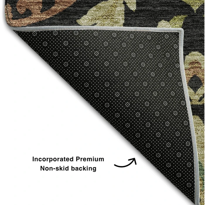 Addison Mayfield Black AMF751 5ft. x 7ft. 6in. Rect. Rug