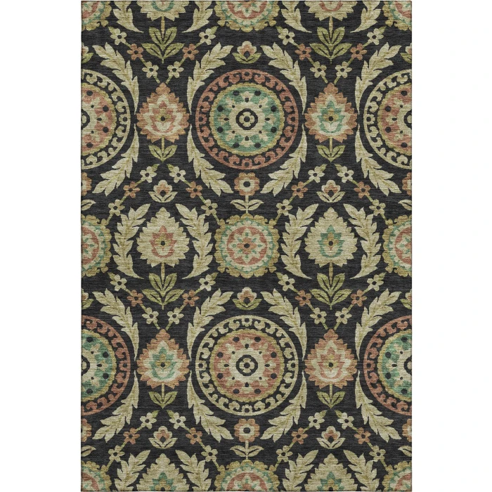 Addison Mayfield Black AMF751 5ft. x 7ft. 6in. Rect. Rug