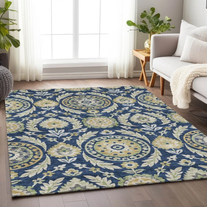 Addison Mayfield Blue AMF751 5ft. x 7ft. 6in. Rect. Rug