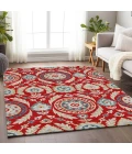 Addison Mayfield Red AMF751 2ft. 3in. x 7ft. 6in. Rect. Rug