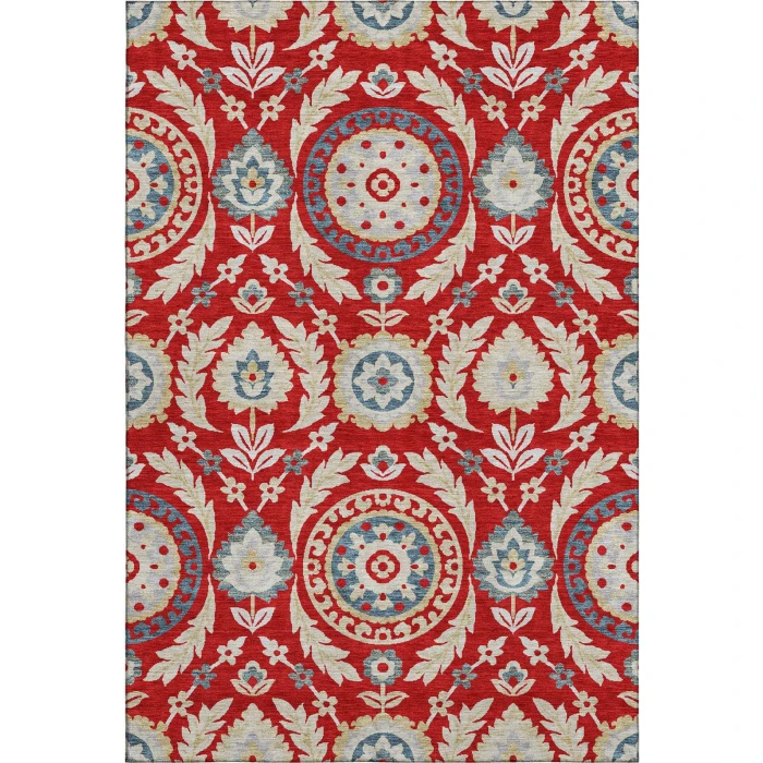 Addison Mayfield Red AMF751 2ft. 3in. x 7ft. 6in. Rect. Rug