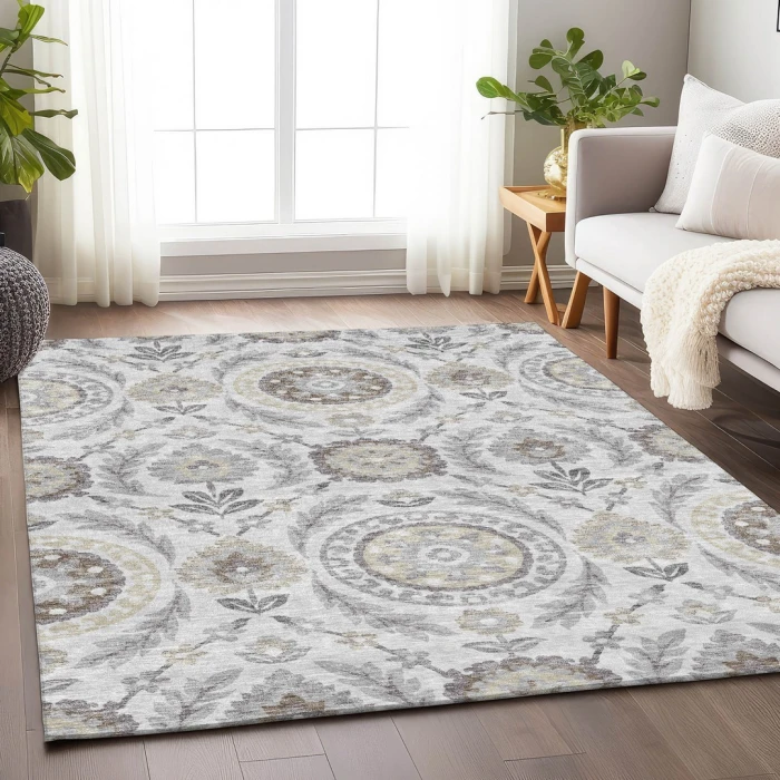 Addison Mayfield Gray AMF751 5ft. x 7ft. 6in. Rect. Rug