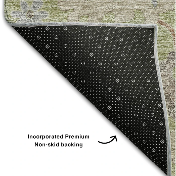 Addison Mayfield Green AMF753 5ft. x 7ft. 6in. Rect. Rug