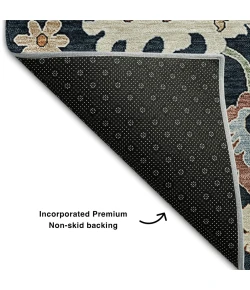 Addison Mayfield Black AMF753 - 8ft. Round Rug