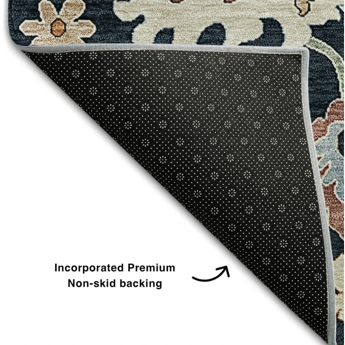 Addison Mayfield Black AMF753 - 8ft. Round Rug