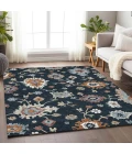 Addison Mayfield Black AMF753 - 8ft. Round Rug