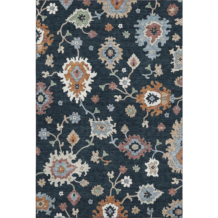 Addison Mayfield Black AMF753 - 8ft. Round Rug