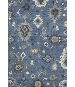 Addison Mayfield Blue AMF753 - 8ft. Round Rug