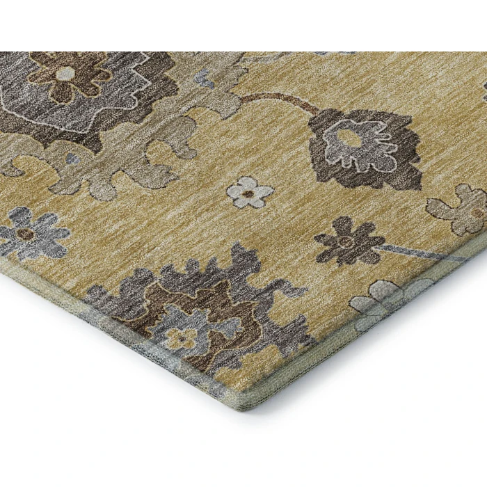 Addison Mayfield Gold AMF753 2ft. 3in. x 7ft. 6in. Rect. Rug