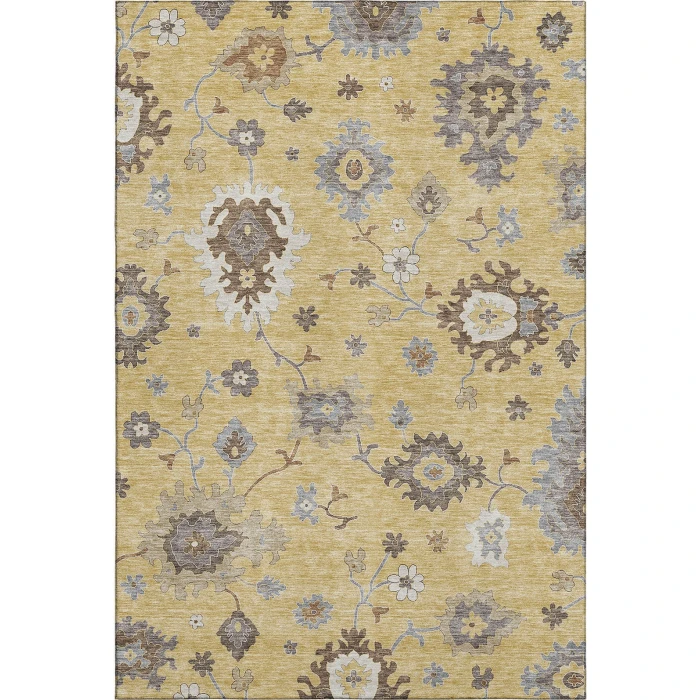 Addison Mayfield Gold AMF753 2ft. 3in. x 7ft. 6in. Rect. Rug