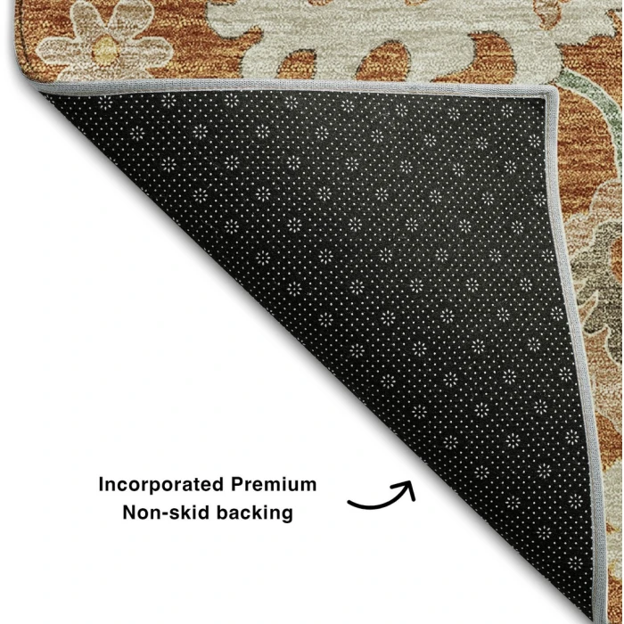 Addison Mayfield Orange AMF753 2ft. 3in. x 7ft. 6in. Rect. Rug