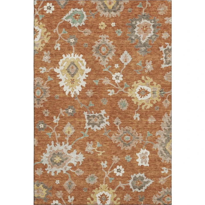 Addison Mayfield Orange AMF753 2ft. 3in. x 7ft. 6in. Rect. Rug