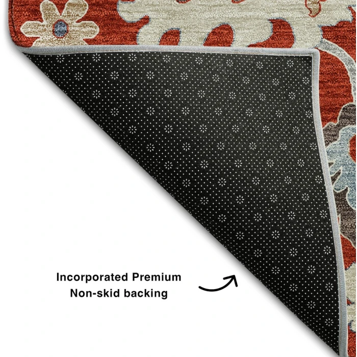 Addison Mayfield Red AMF753 2ft. 3in. x 7ft. 6in. Rect. Rug