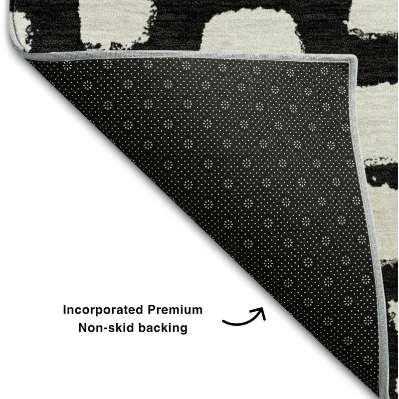 Addison Mayfield Black AMF754 5ft. x 7ft. 6in. Rect. Rug