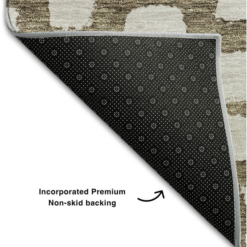Addison Mayfield Brown AMF754 - 8ft. Round Rug