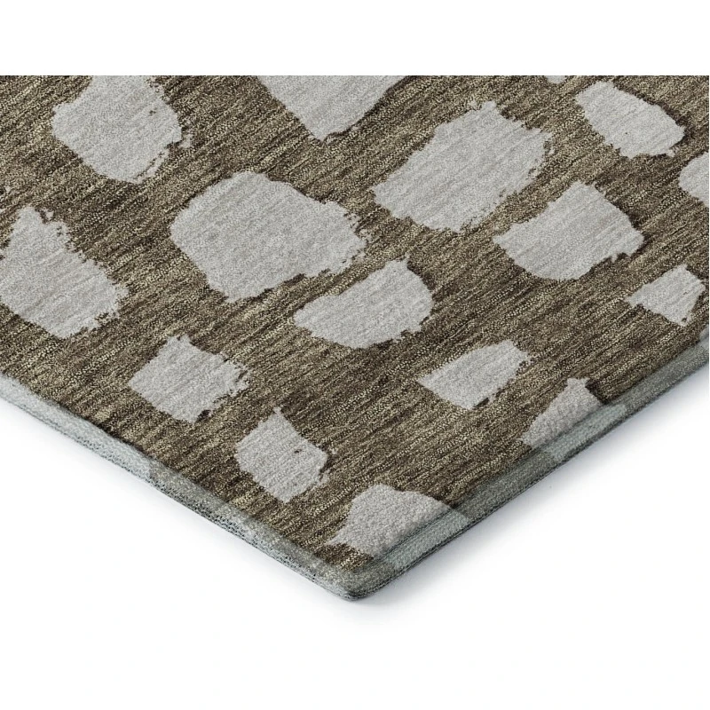 Addison Mayfield Brown AMF754 - 8ft. Round Rug